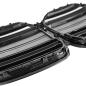 Preview: Sport GRILL Kühlergrill Schwarz Glanz für FÜR BMW 4ER G22 G23 DOPPELSTEG Glanz