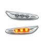 Preview: Led Seitenblinker Chrom Blinker für BMW E46 E90 E91 E60 E61 E82 E87