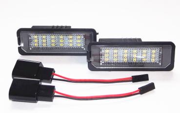 LED Kennzeichenbeleuchtung für VW Golf 4, 5, 6, 7 Limo + Cabrio