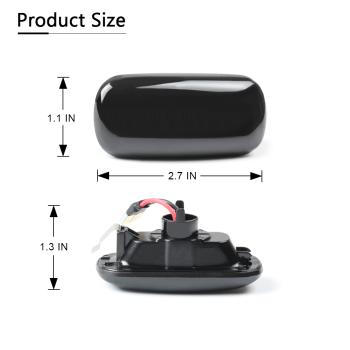 Led Seitenblinker kompatibel für A3 8P | A4 B6 B7 & Cabrio | A6 C6 4F | Schwarz