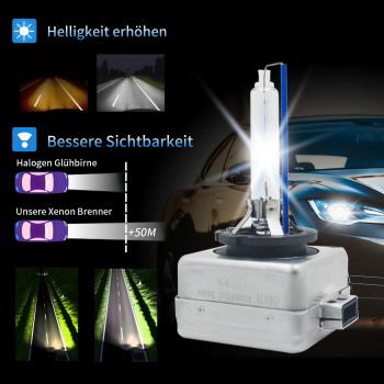 D1S 8000K XENON BRENNER für Birnen Lampen Frontscheinwerfer