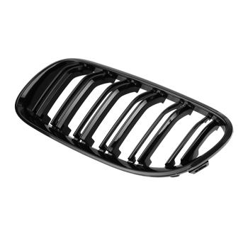 LLCTOOLS Sport Kühlergrill Doppelsteg Glanz für BMW 3er E92 E93 10-13