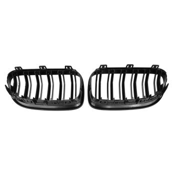 LLCTOOLS Sport Kühlergrill Doppelsteg Glanz für BMW 3er E92 E93 10-13