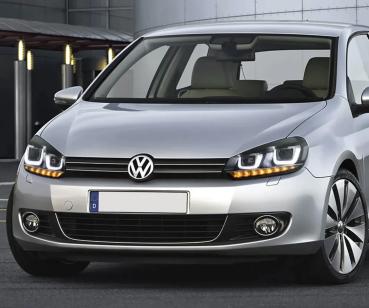 LED SCHEINWERFER für VW Golf 6 Limo und Kombi 2008-2013 Plug and Play