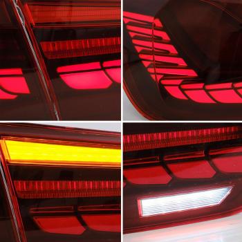 Voll LED Rückleuchten für BMW 3er F30 F35 F80 2011 - 2019 Rot in OLED Technik