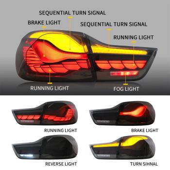 Voll LED Rückleuchten für BMW F32 F33 F36 F82 Bj. 2013-2021 smoke OLED Technik