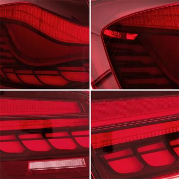 Voll LED Rückleuchten für BMW F10 Limousine 2010-2016 Rot in OLED Technik