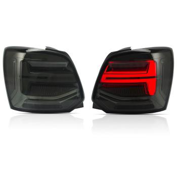 Voll LED Rückleuchten für VW Polo 6R 6C 2011-2017 Smoke in dynamischer Blinker