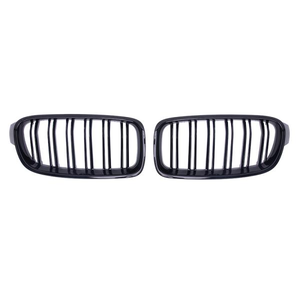 Sport Kühlergrill Doppelsteg Performance Glanz für BMW 3er F30 F31 11-19