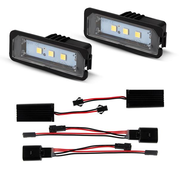 2x LED Kennzeichenbeleuchtung für VW Golf 5 auch für GTI und R32 *5050