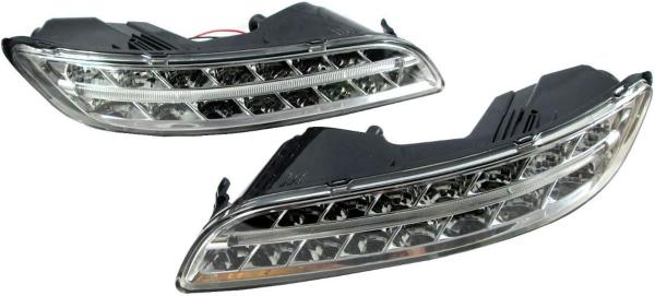 LED BLINKER + TAGFAHRLICHT OPTIK FÜR PORSCHE 911 997 CHROM FACELIFT DESIGN 04-08