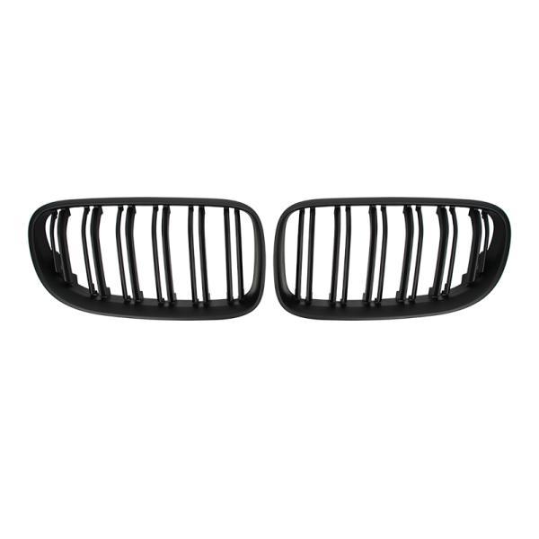 LLCTOOLS Sport Kühlergrill Doppelsteg Glanz für BMW 3er E92 E93 10-13