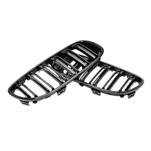 LLCTOOLS Sport Kühlergrill Doppelsteg Glanz für BMW 3er E92 E93 10-13