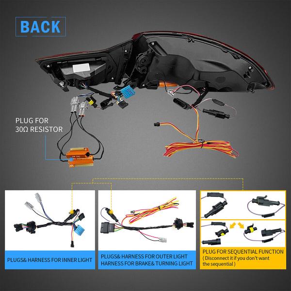 Voll LED Rückleuchten für BMW F32 F33 F36 F82 Bj. 2013-2021 smoke OLED Technik