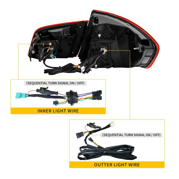 Voll LED Rückleuchten für BMW F10 Limousine 2010-2016 Rot in OLED Technik