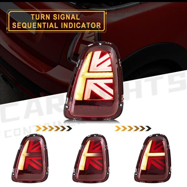 Voll LED Rückleuchten für Mini Cooper R56 R57 R58 R59 2007-2013 Rot